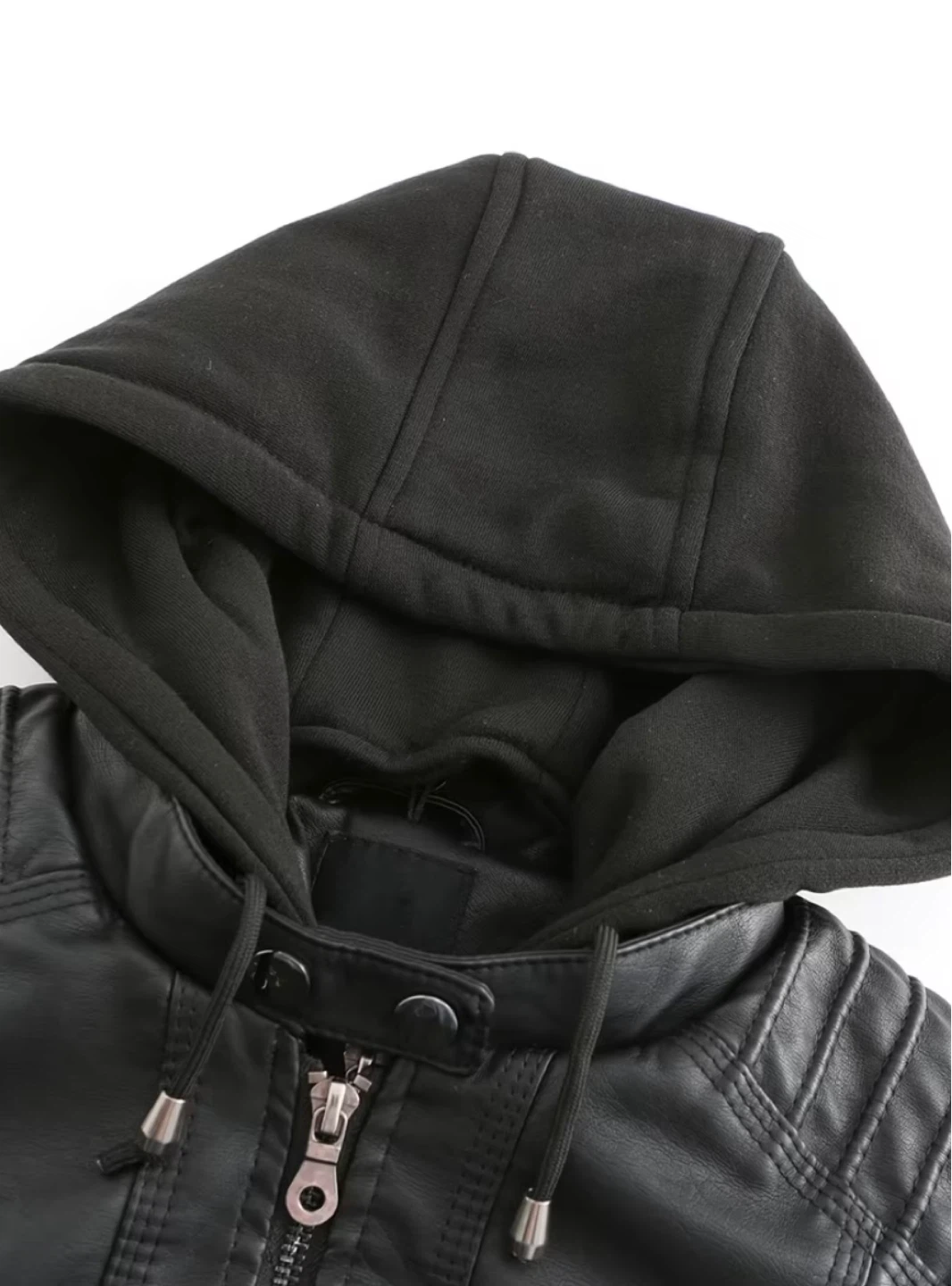 New Black Jacket with Removable Hood - photo 2