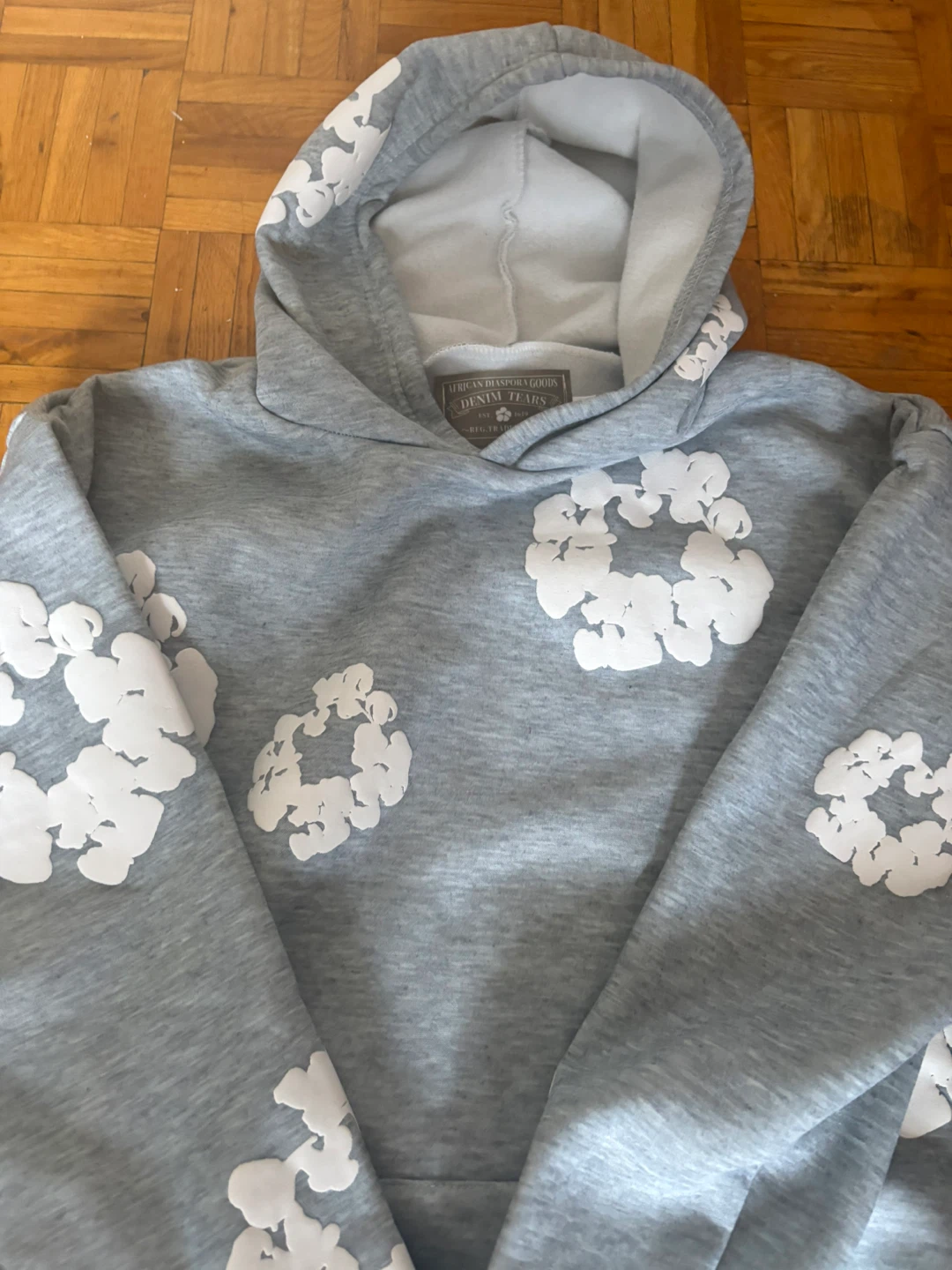 DENIM TEARS Grey Hoodie