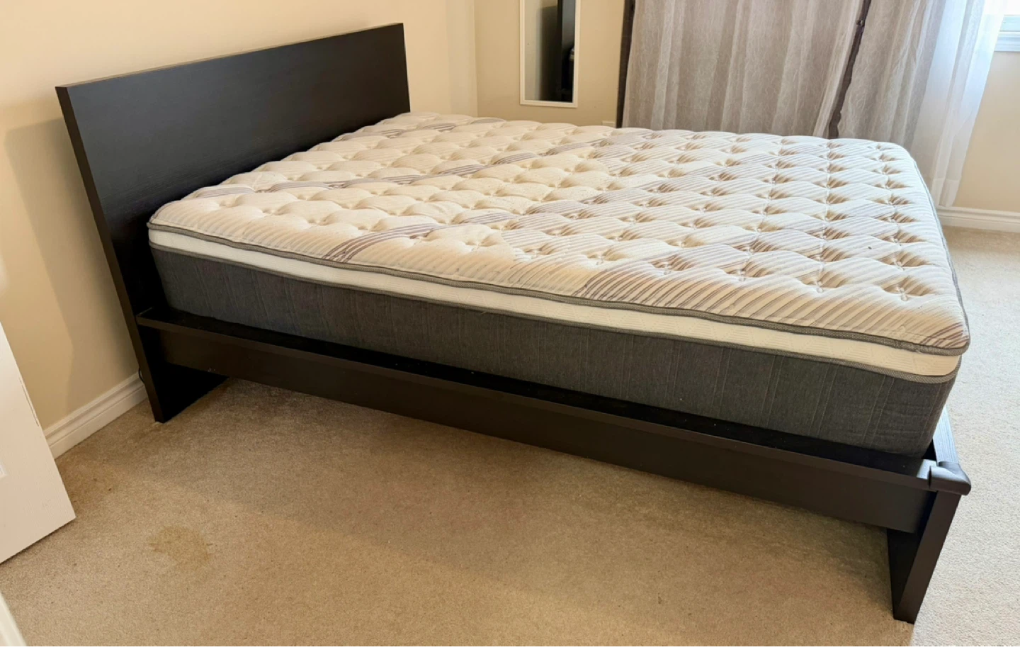 IKEA Bed with SERTA Mattress (QUEEN) - photo 3