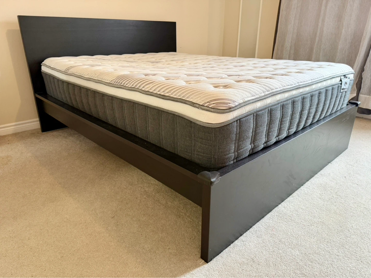 IKEA Bed with SERTA Mattress (QUEEN) - photo 5