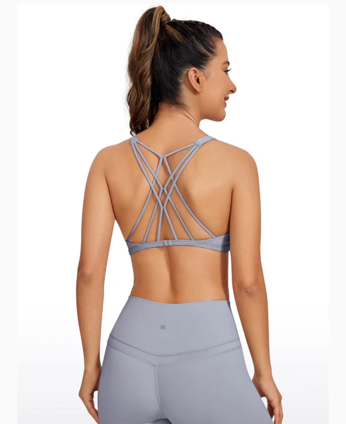 BNWT CRZ Yoga Low cut nakedfeel sports bra