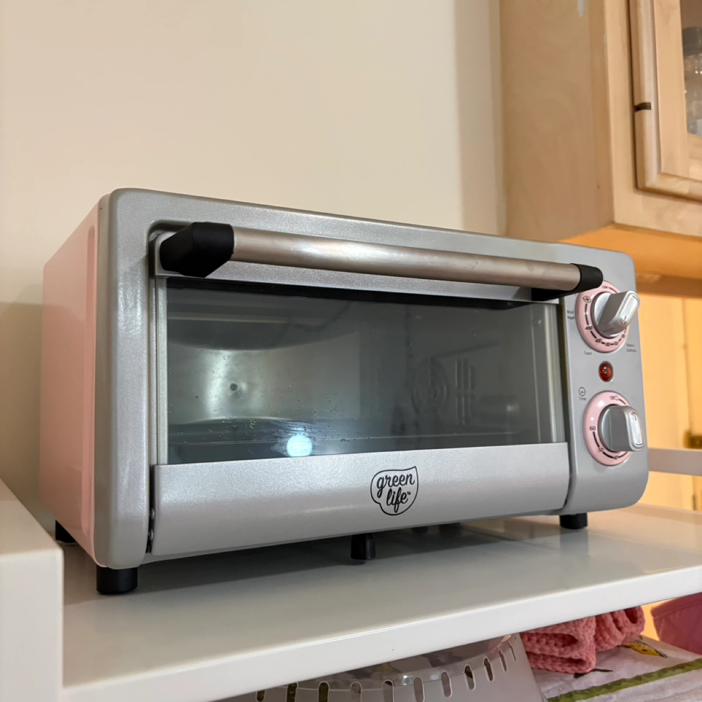 GreenLife Toaster Oven & Air Fryer - Pink - photo 2