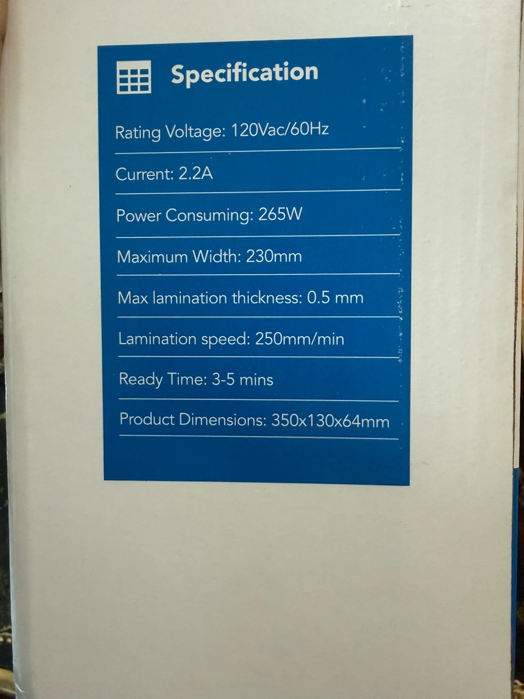 MUFA A4 Laminator Machine - photo 2
