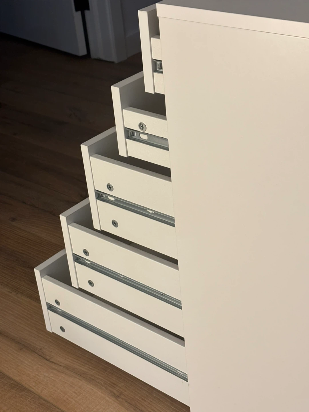 IKEA Alex 5-Drawer Unit White - photo 3