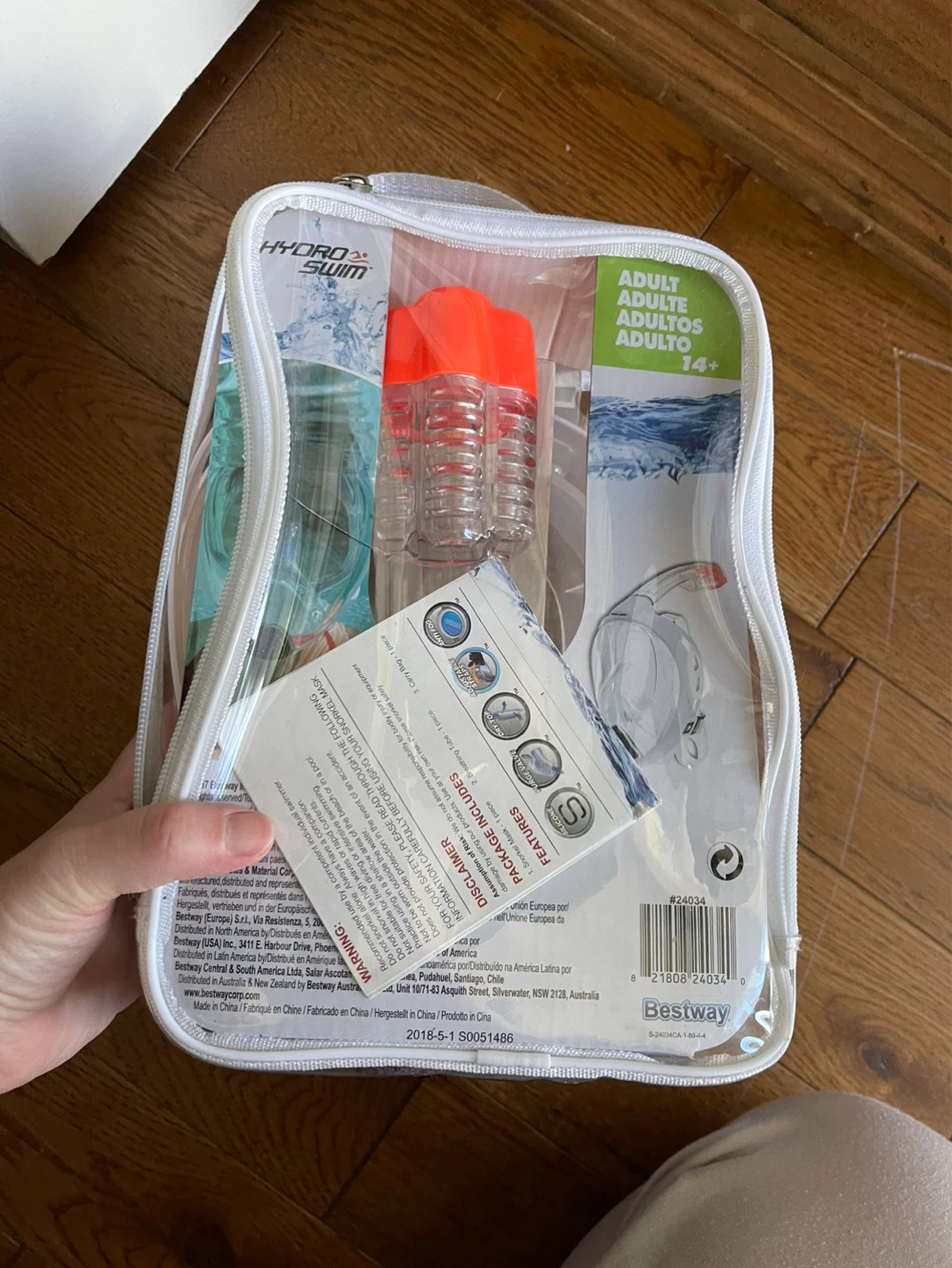 Bestway Hydro Swim Seaclear Vista Snorkel Set