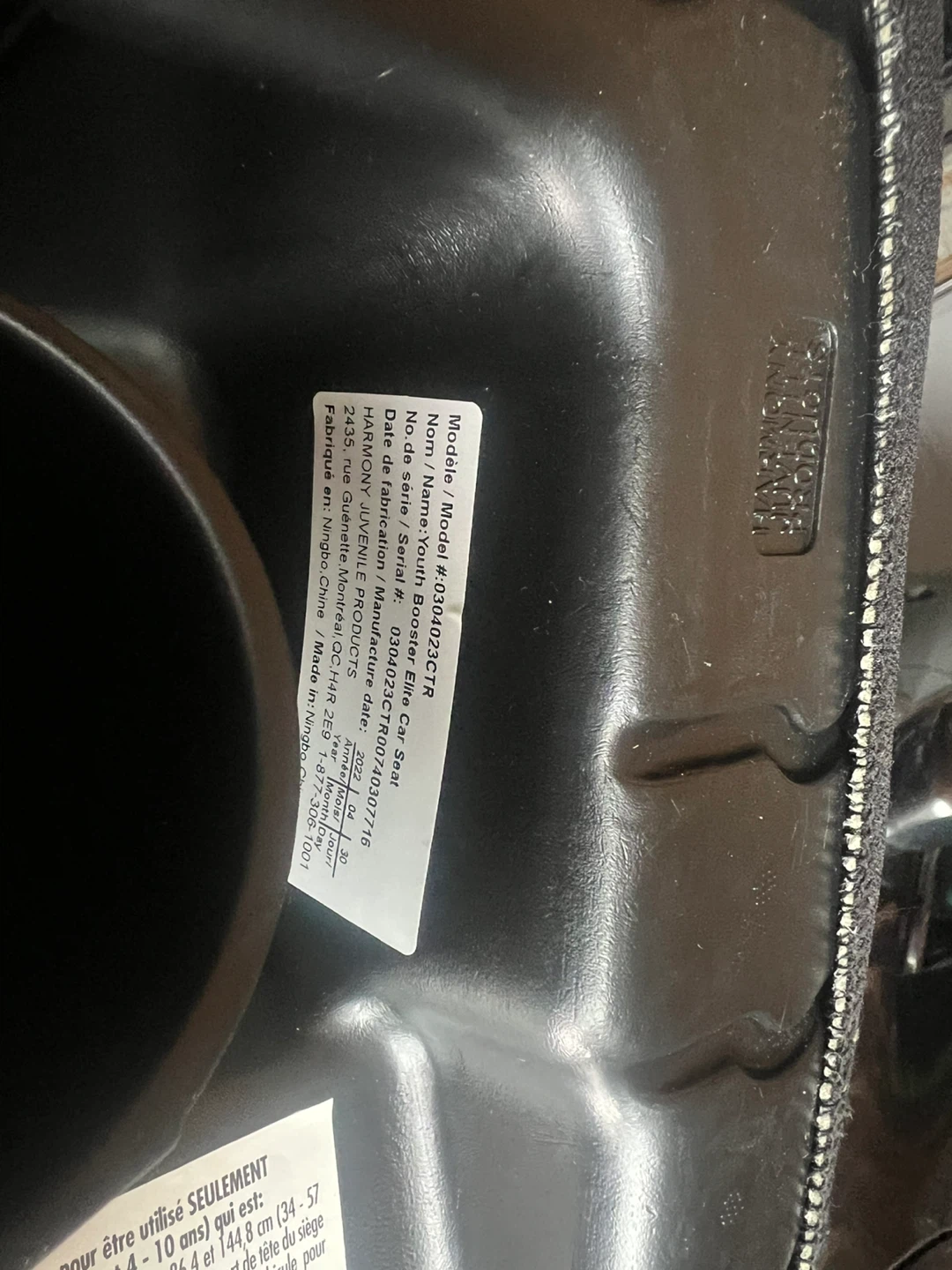 Harmony Youth Booster Elite Car Seat - photo 3