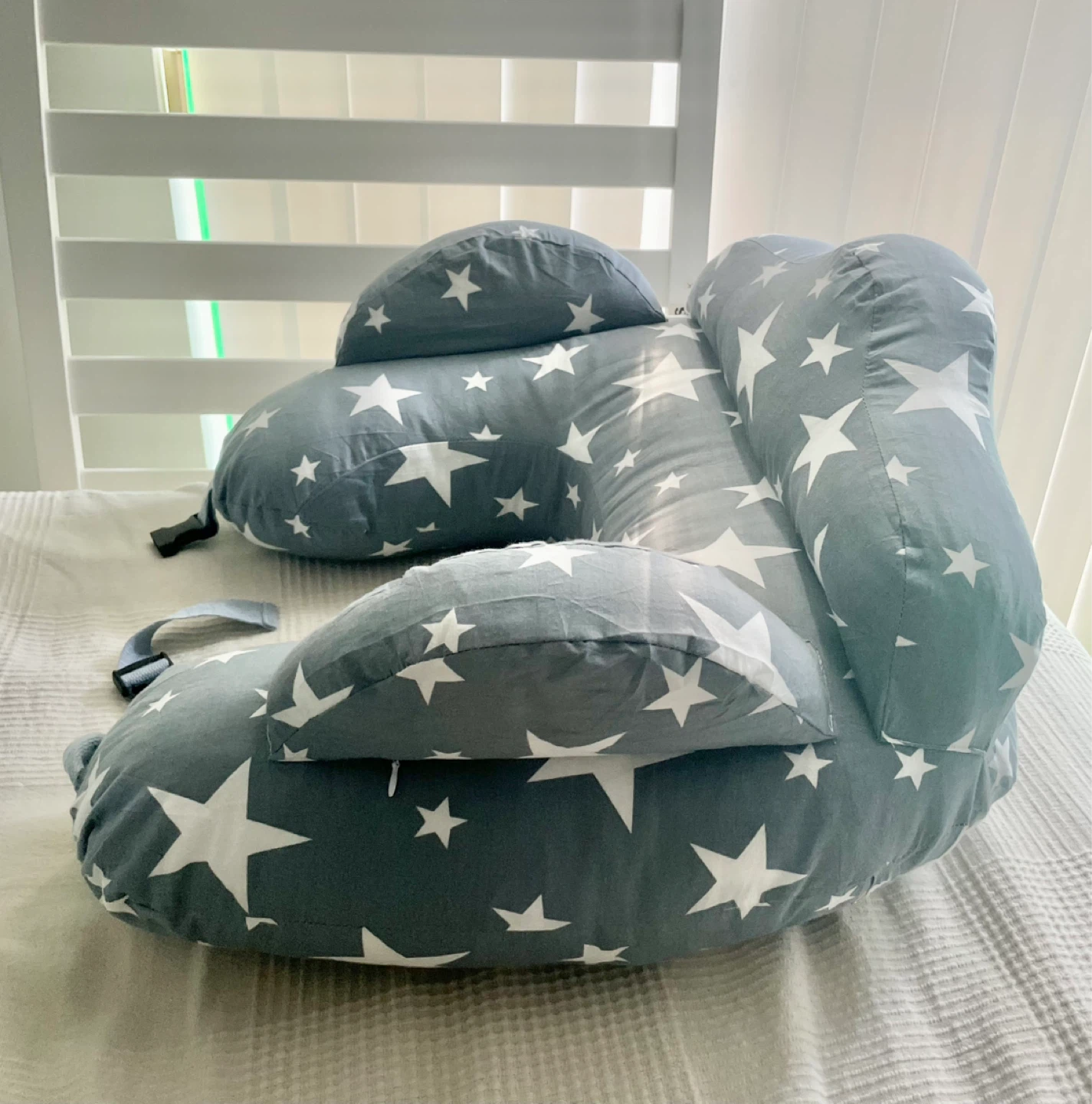Large Adjustable Nursing Pillow - Like New - photo 2