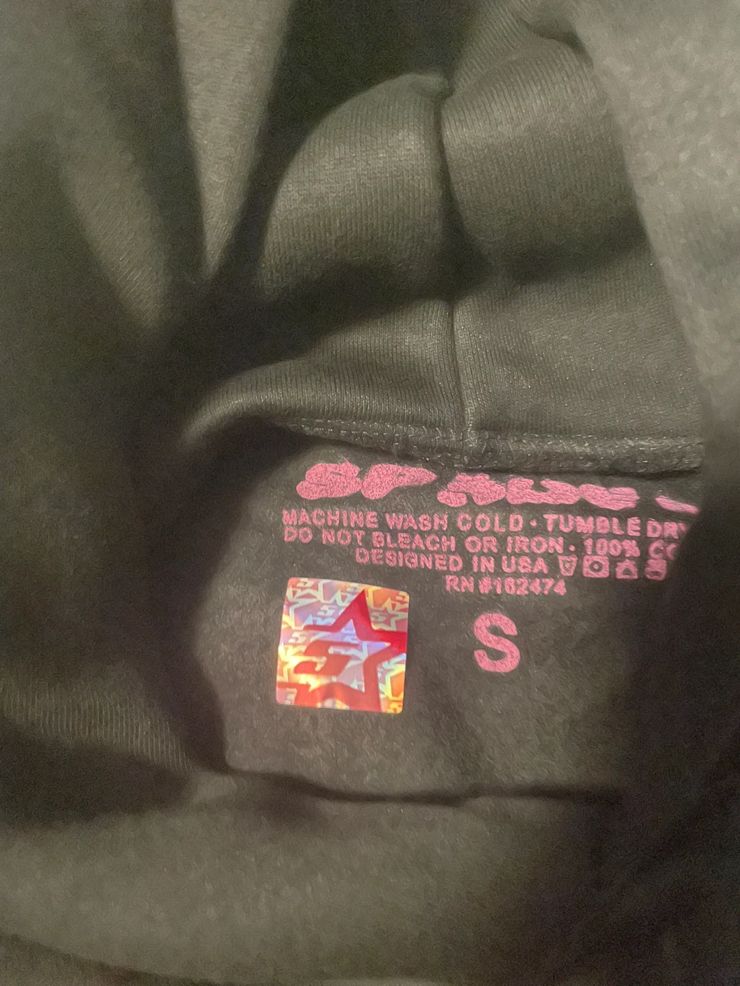 Black Sp5der punk Hoodie - photo 3