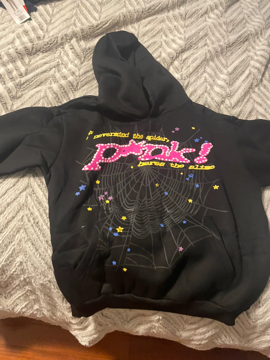 Black Sp5der punk Hoodie - photo 2