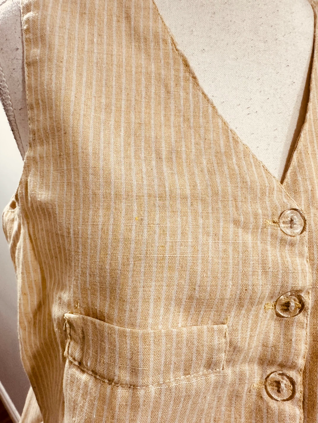 Women's Striped Vest and Shorts Set - photo 2