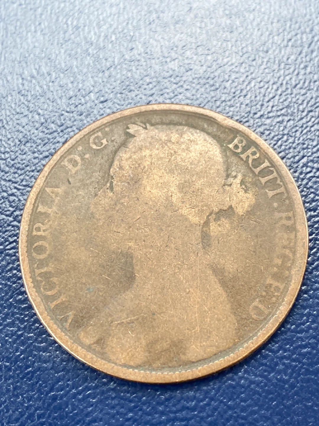 1882 British Penny Coin