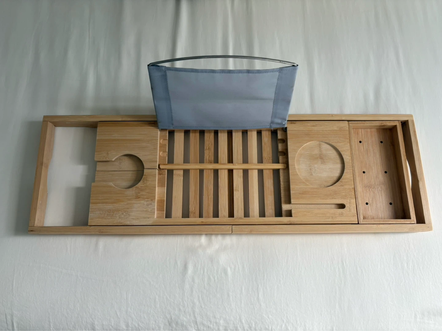 Bamboo Bathtub Rack and Tray