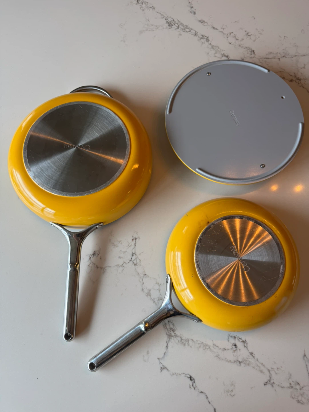 Caraway Fry Pans (Set of 2) - yellow - photo 5