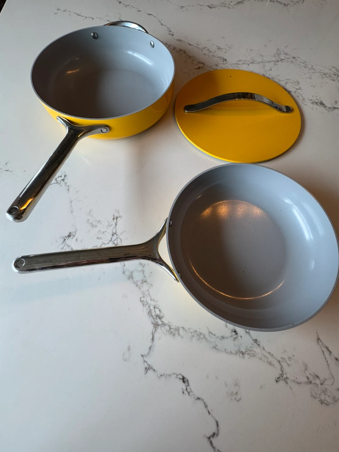 Caraway Fry Pans (Set of 2) - yellow