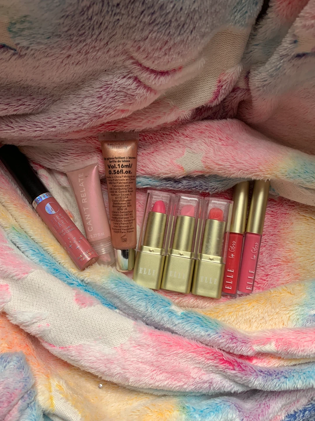 ELLE Lip Gloss and Lipstick Set