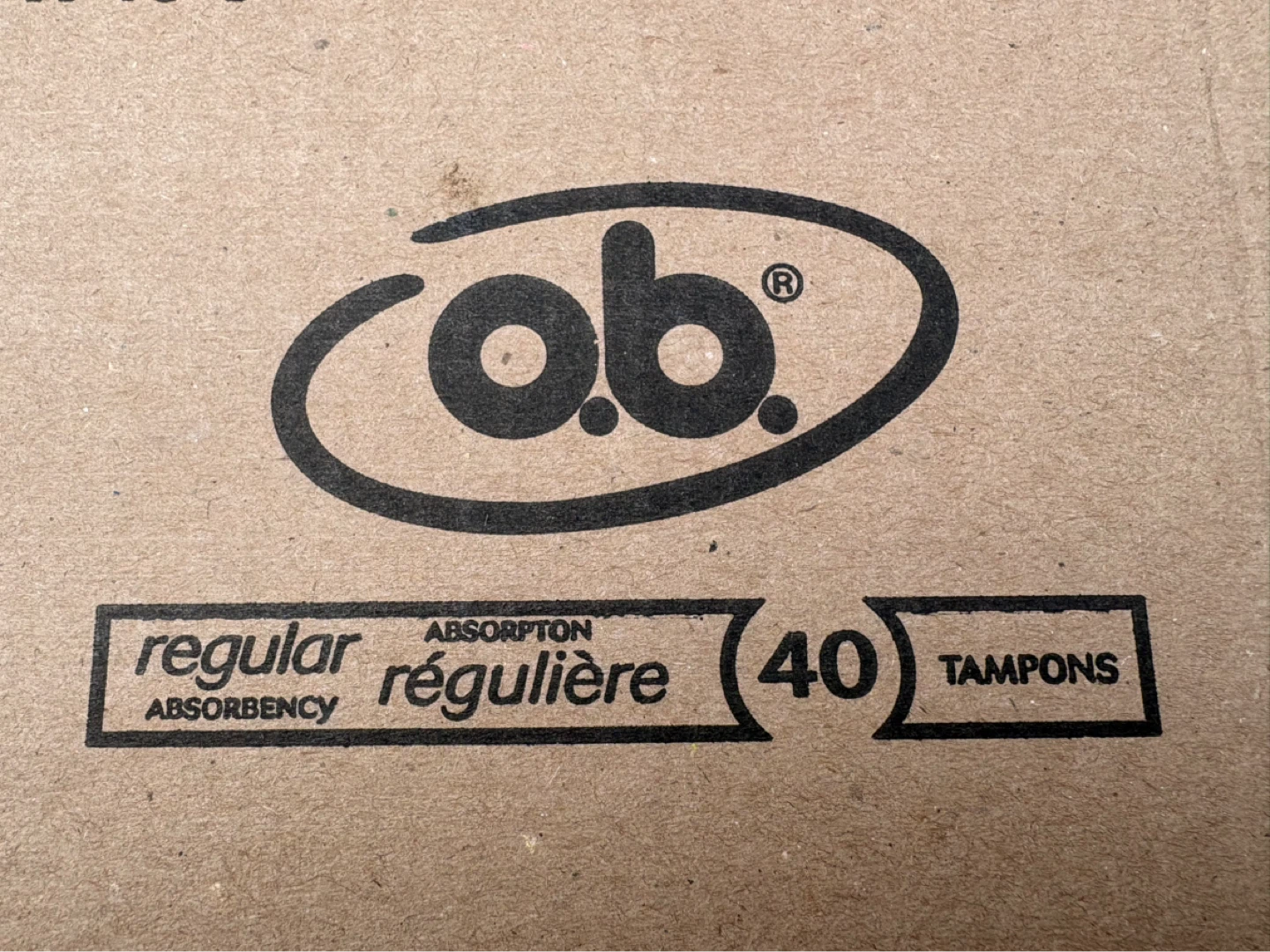 O.B. Regular Absorbency Tampons - photo 2