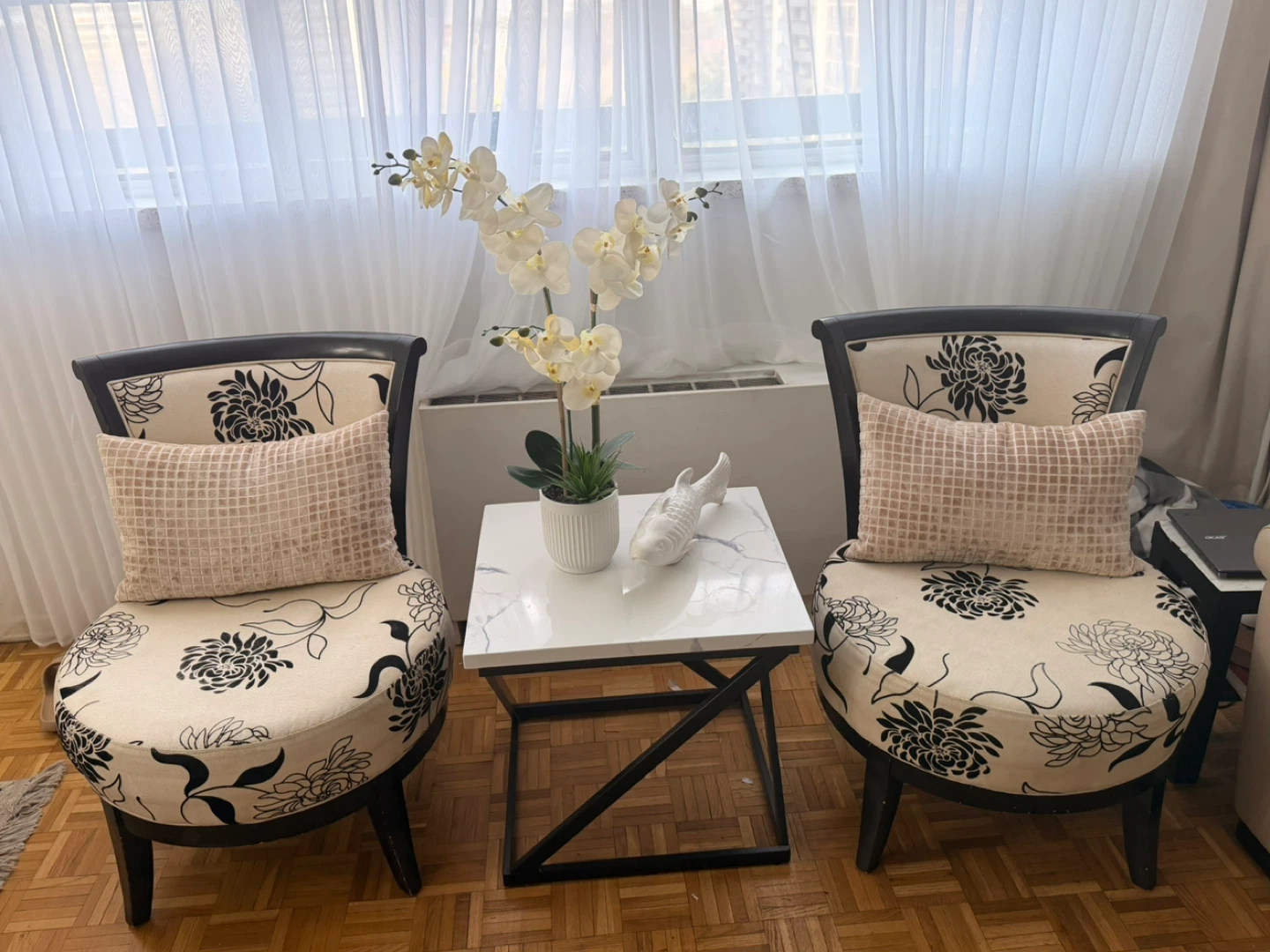 Floral Accent Chair
