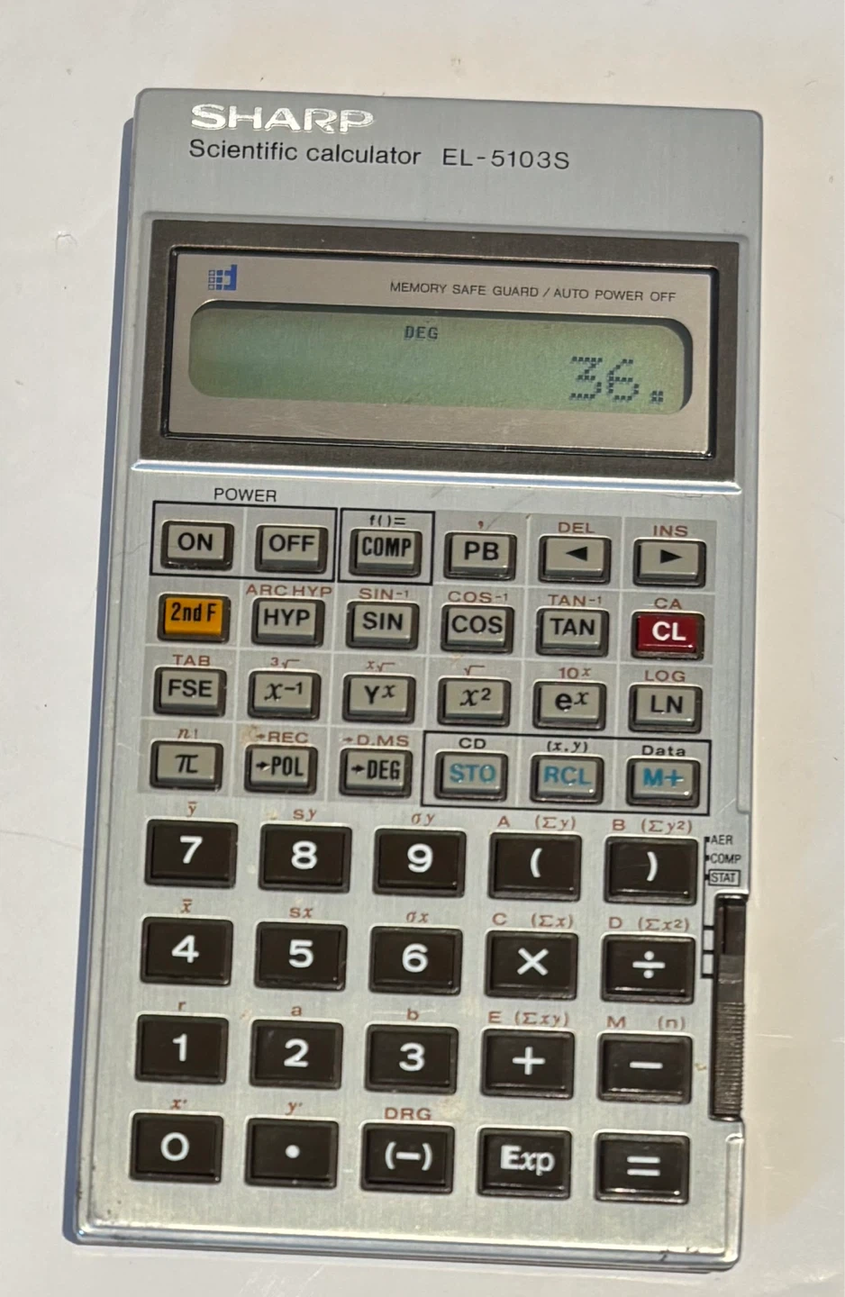 SHARP Scientific Calculator EL-5103S - photo 2