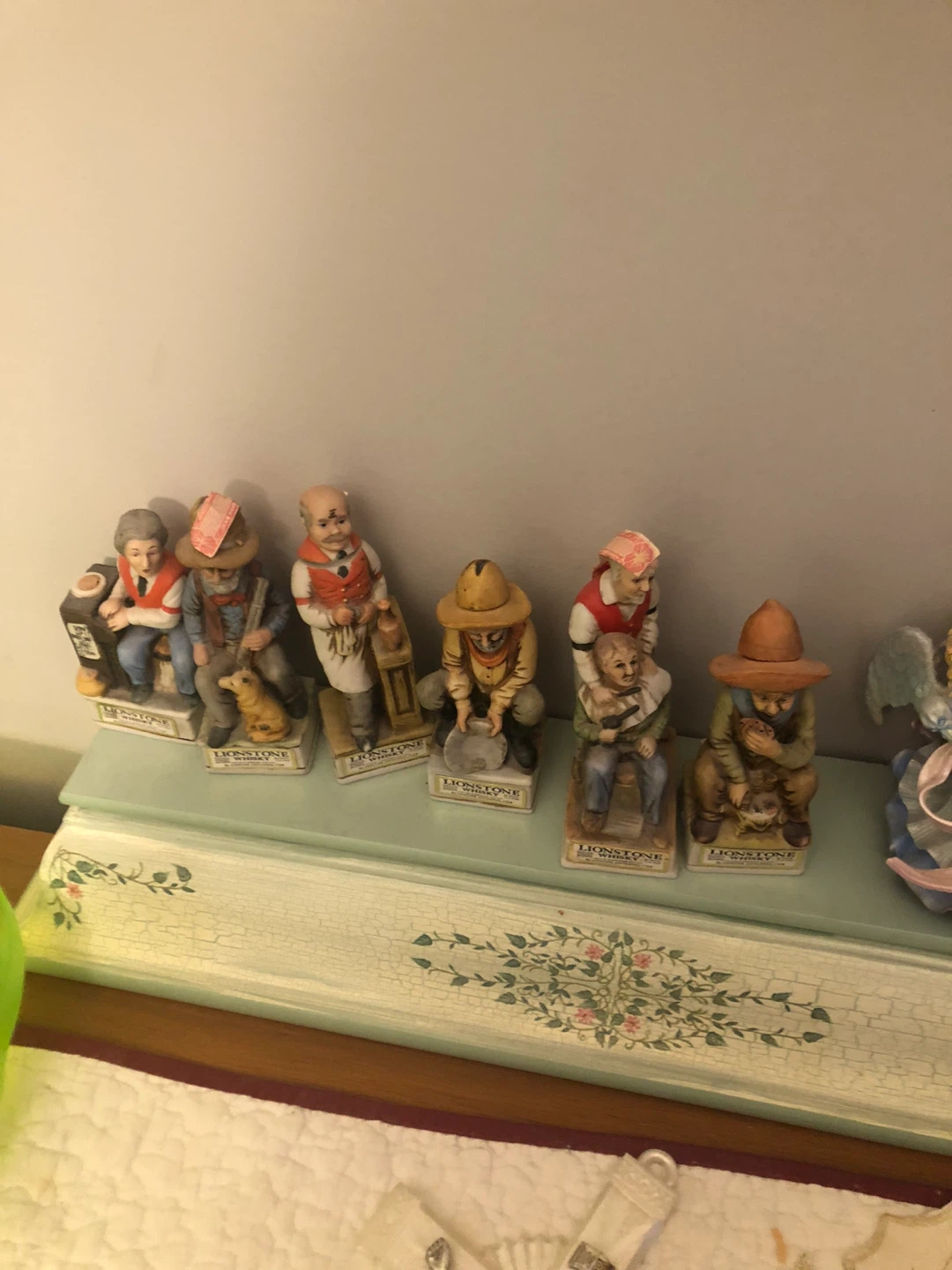 Collection of 6 Lionstone Whiskey Figurines