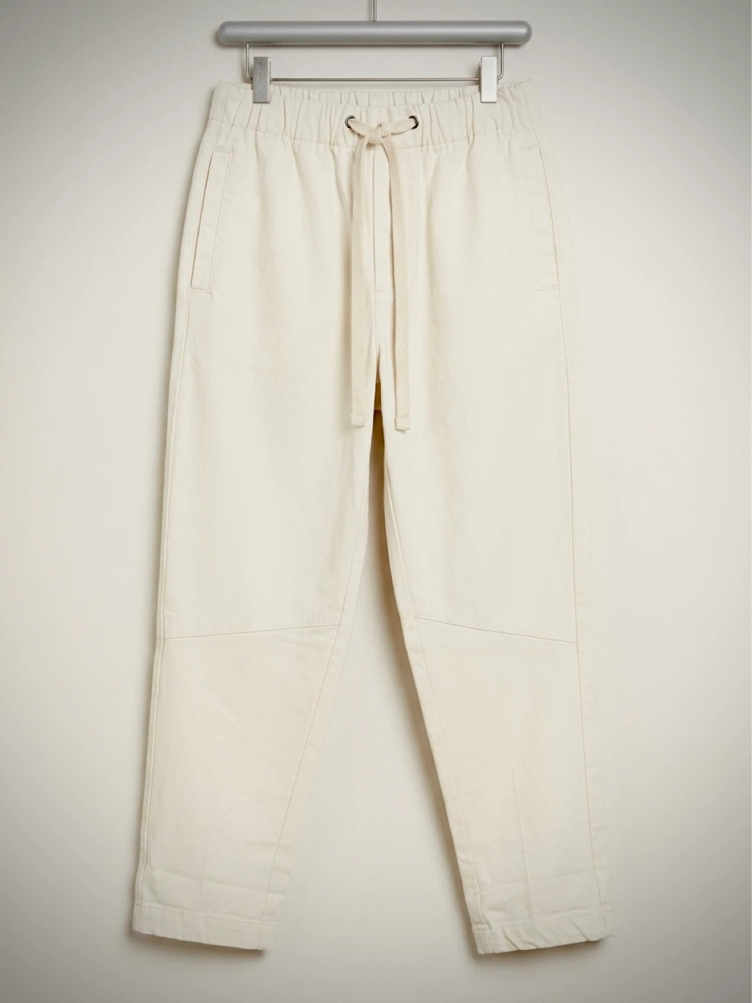 Cream Relaxed Fit  Barrel jeans