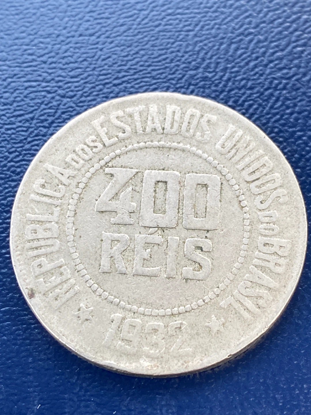 Brazil 400 Reis Coin 1932 - photo 2