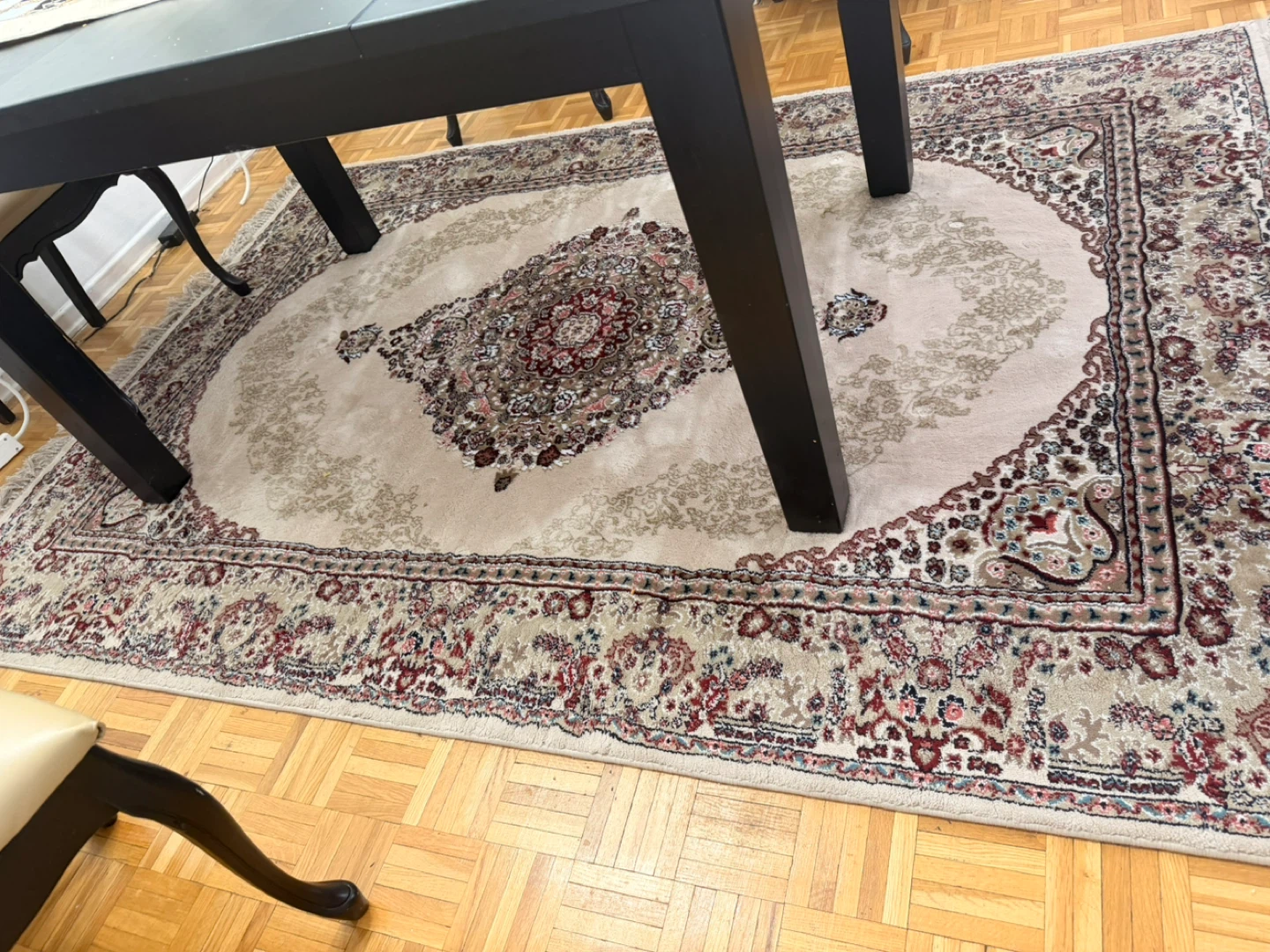 Oval Oriental Rug with Fringe - photo 2