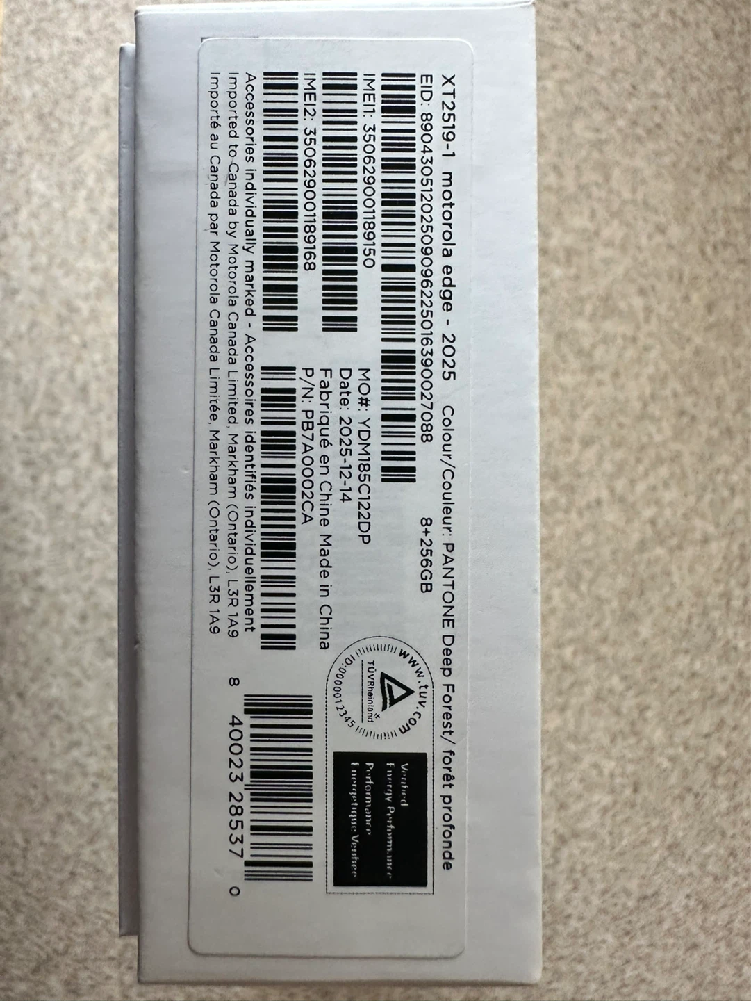 Motorola Edge 2025 Deep Forest 8GB/256GB Smartphone - photo 2