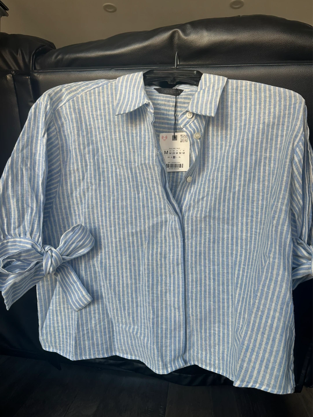 Zara Striped Button-Up Shirt - photo 3