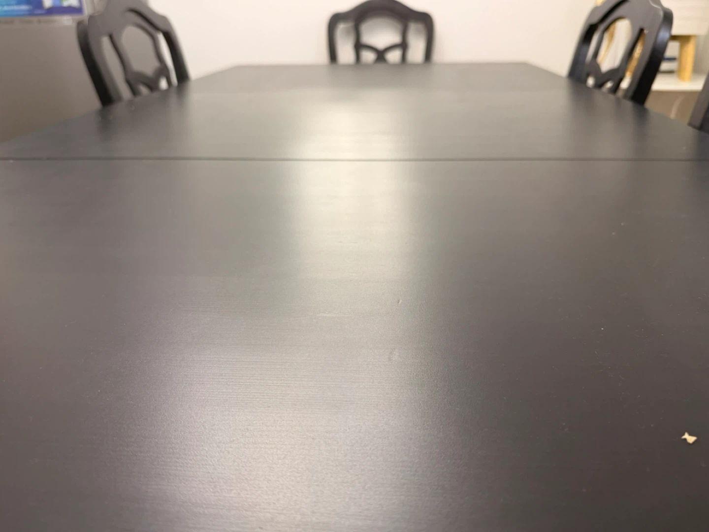 Black Dining Table with 6 Chairs - photo 4