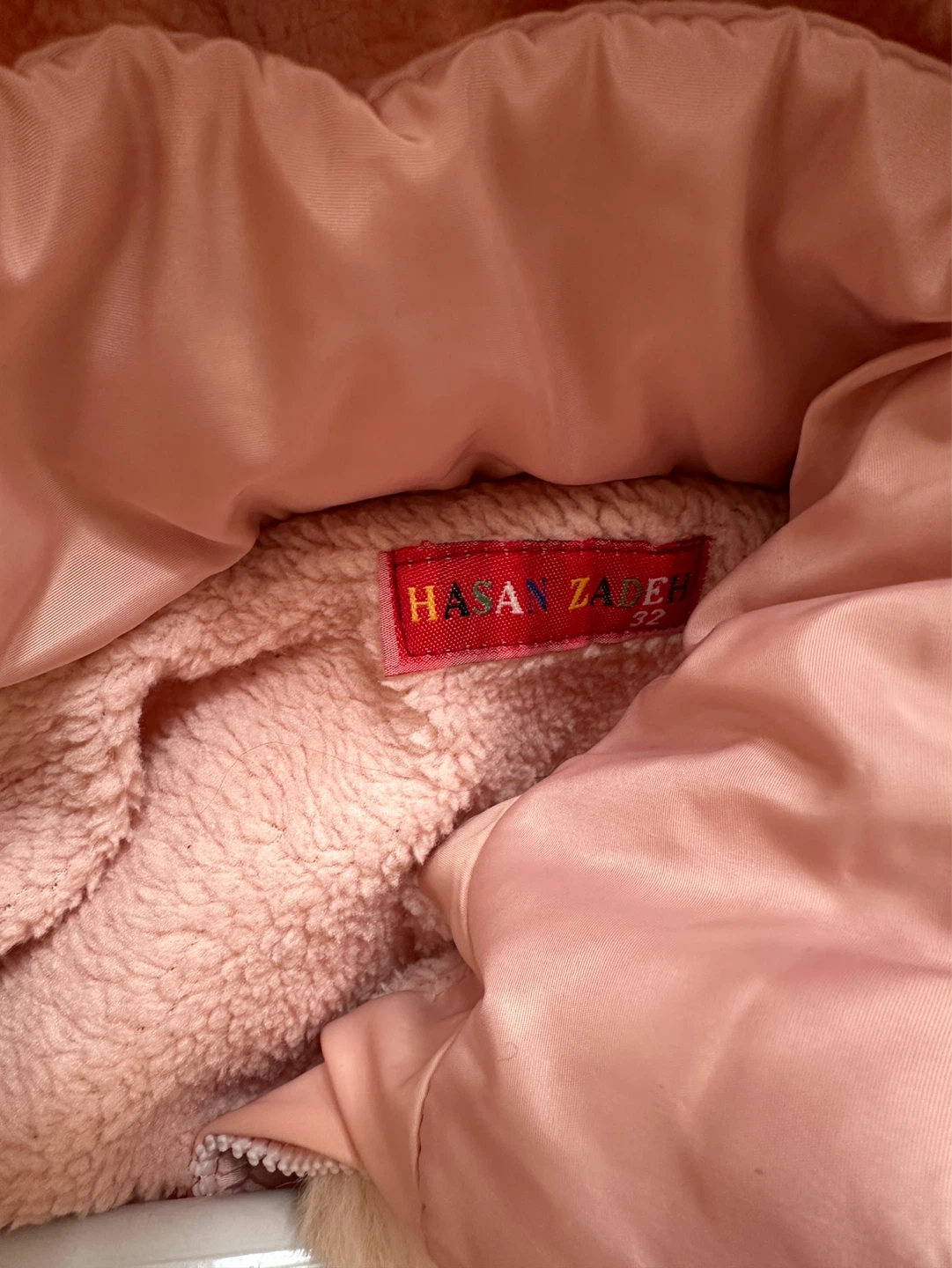 Pink Puffer Jacket with Faux Fur Trim - photo 2