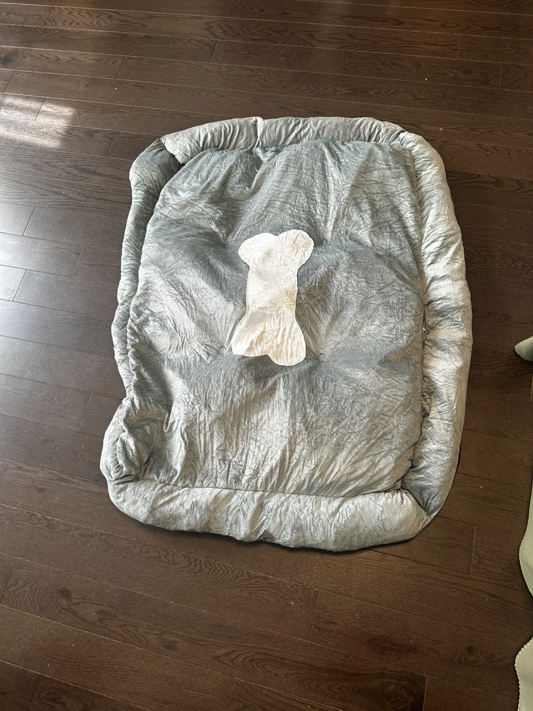Dog Bed with Bone Pillow