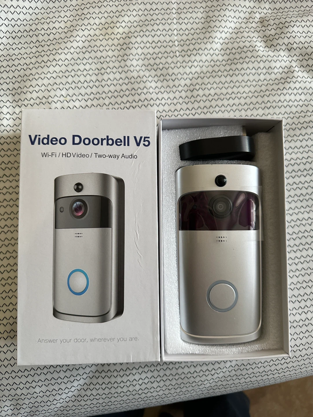 Video Doorbell V5 Wi-Fi HD Video Two-way Audio - photo 2