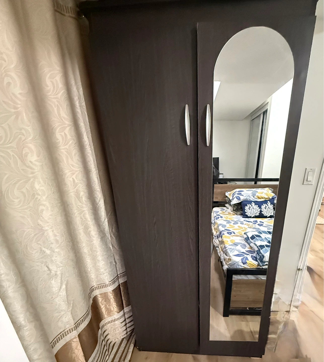 Wardrobe with Full Mirror - photo 2