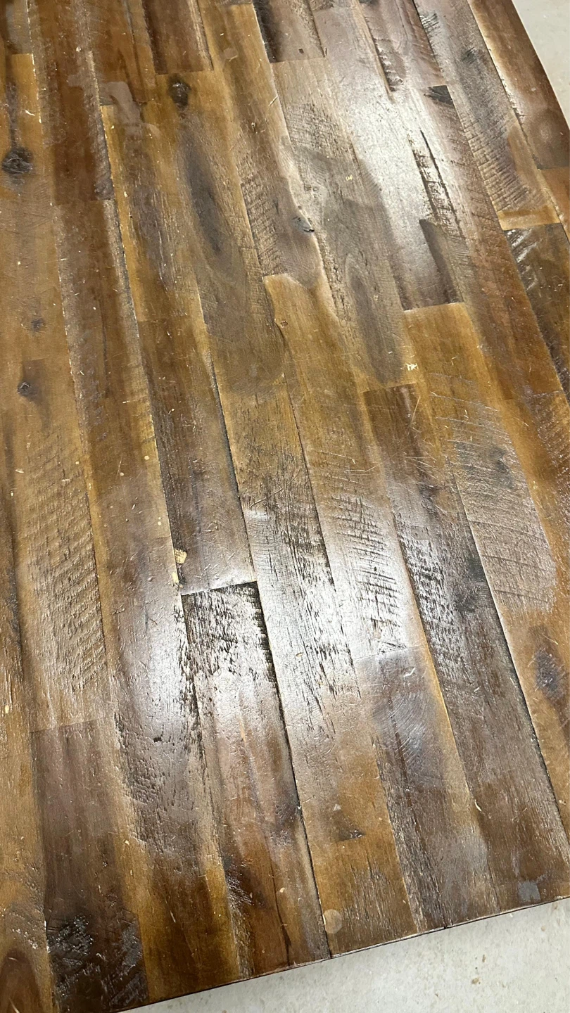 Rustic Wood Coffee Table with Storage - photo 5