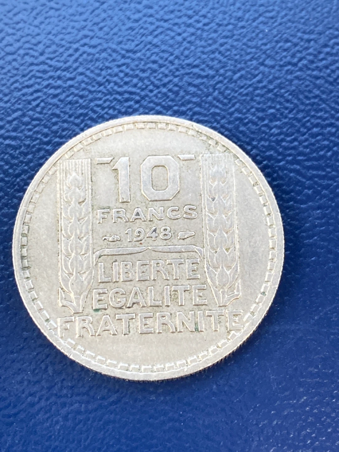 1948 France 10 Francs Coin - photo 2