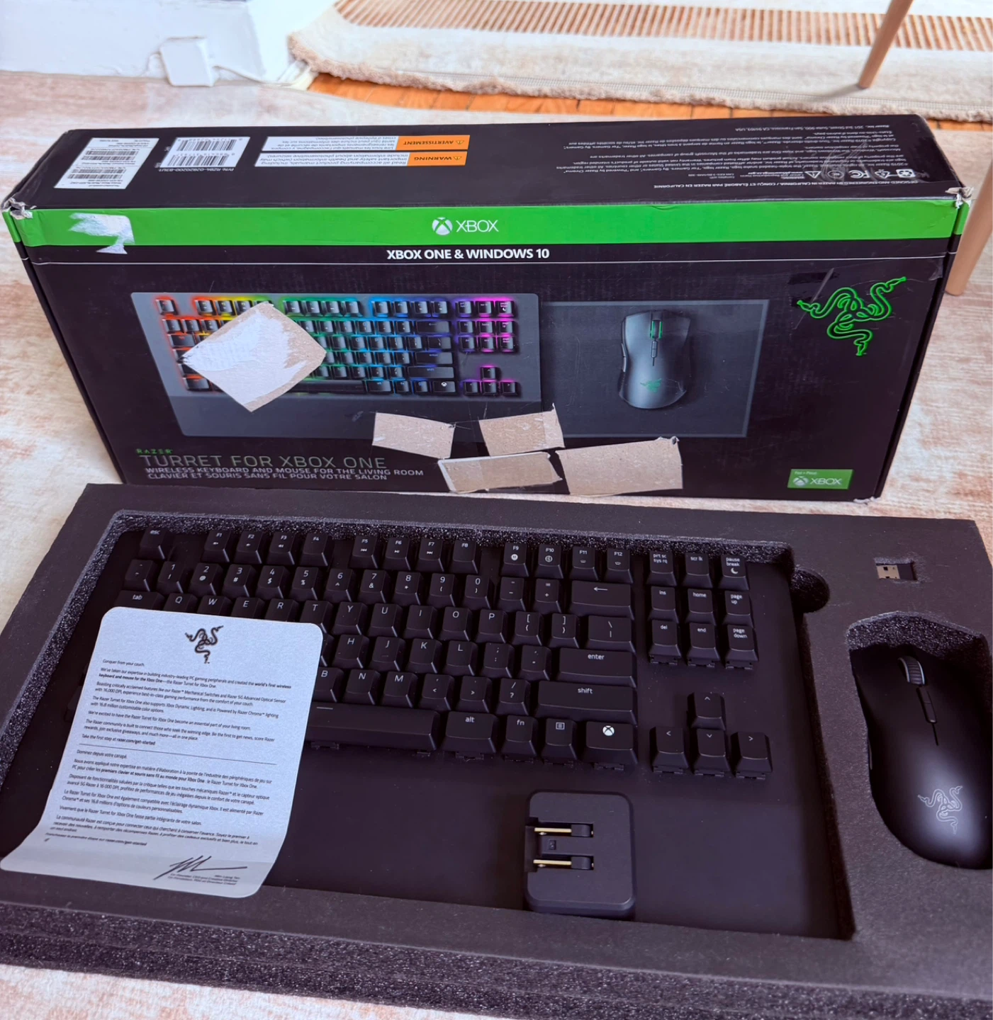 Razer Turret for Xbox One Keyboard, Mouse, and Mousepad Combo