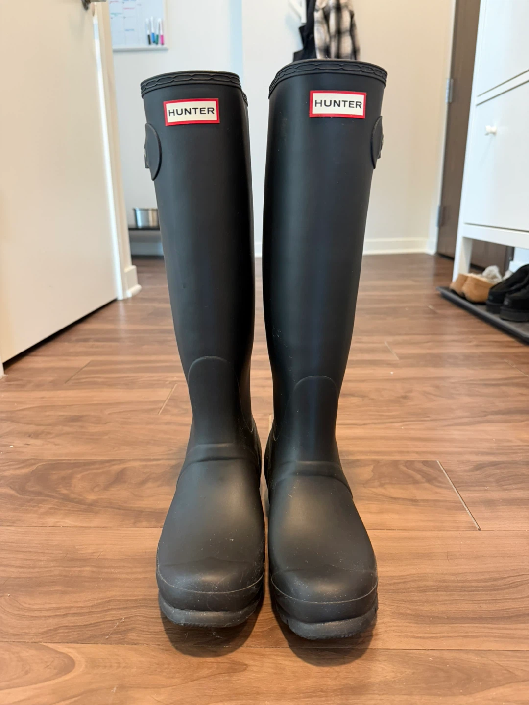 Hunter Women's Black Tall Rain Boots US 8