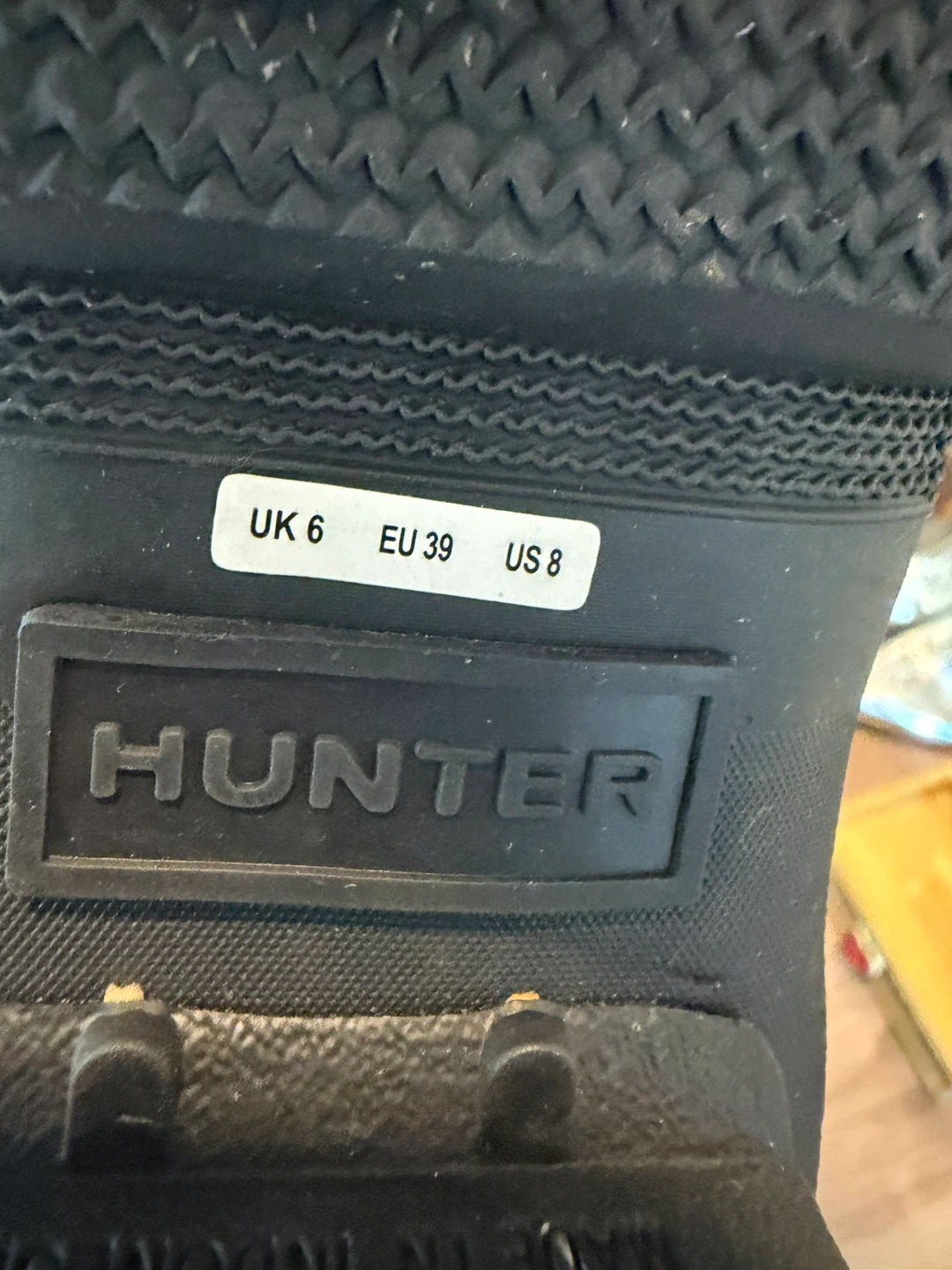Hunter Women's Black Tall Rain Boots US 8 - photo 2