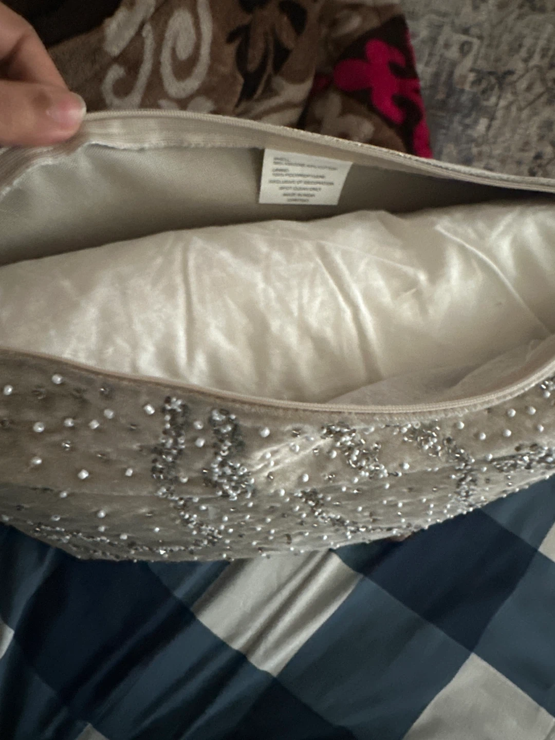 ✨ Sparkles Home Luxury Feather Cushions – Set of 4 (Brand New) ✨ - photo 5