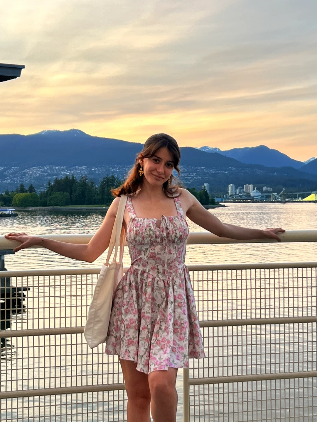 Floral Print Mini Dress - photo 2