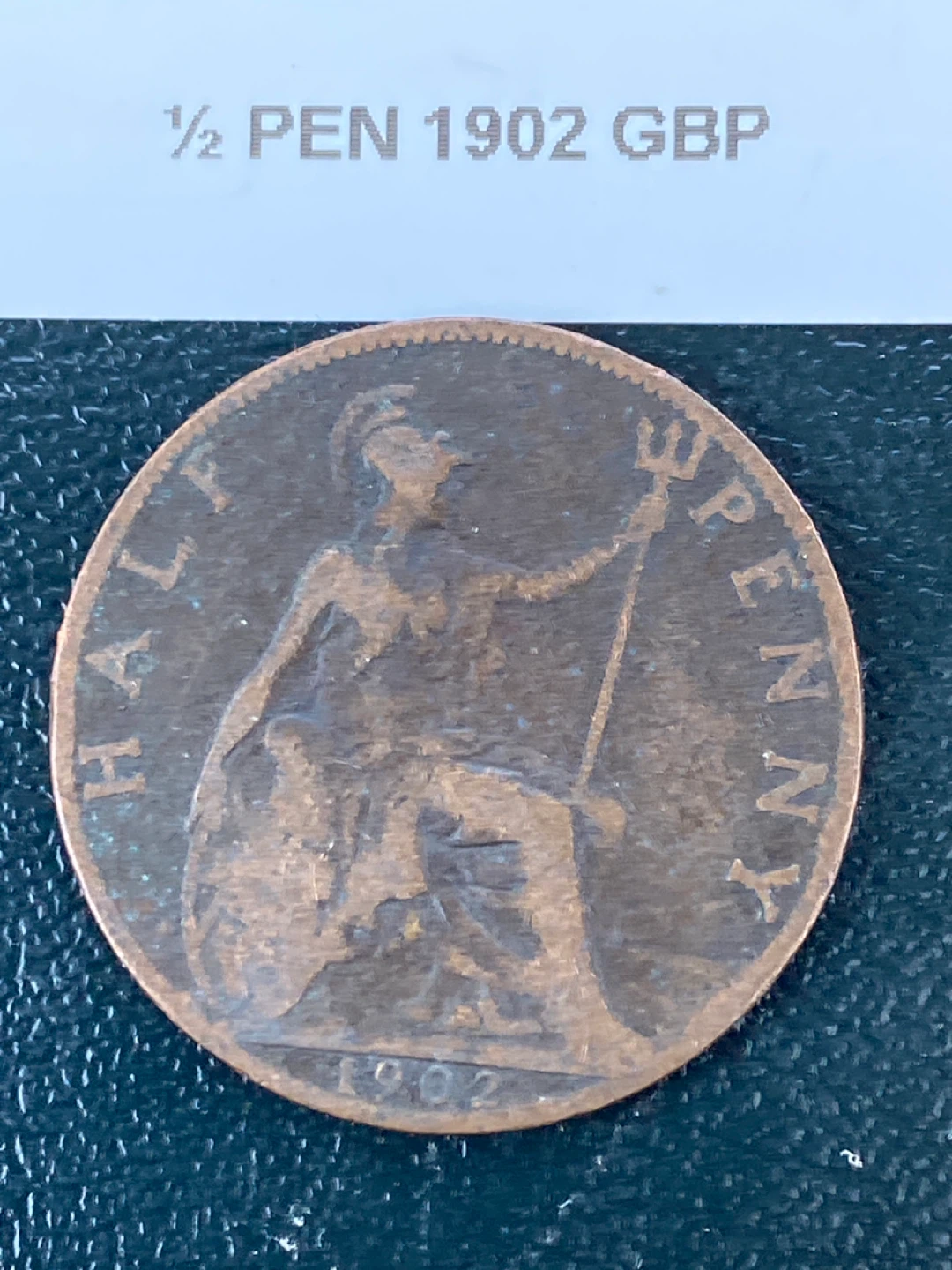 1902 Great Britain Half Penny Coin - photo 2