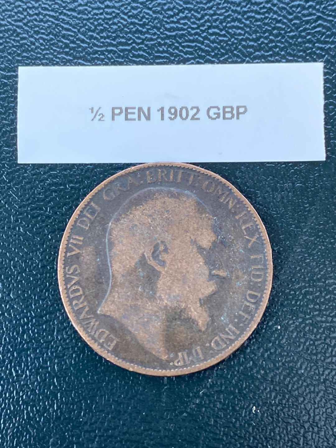 1902 Great Britain Half Penny Coin