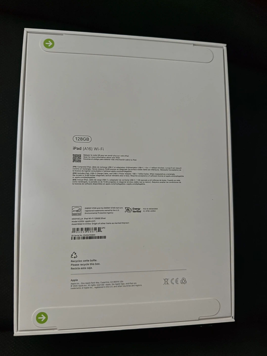 Apple iPad (A16) Wi-Fi 128GB Silver - photo 2