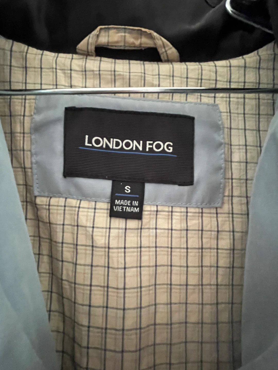 London Fog Men's Light Blue Zip-Up Jacket Size S - photo 2