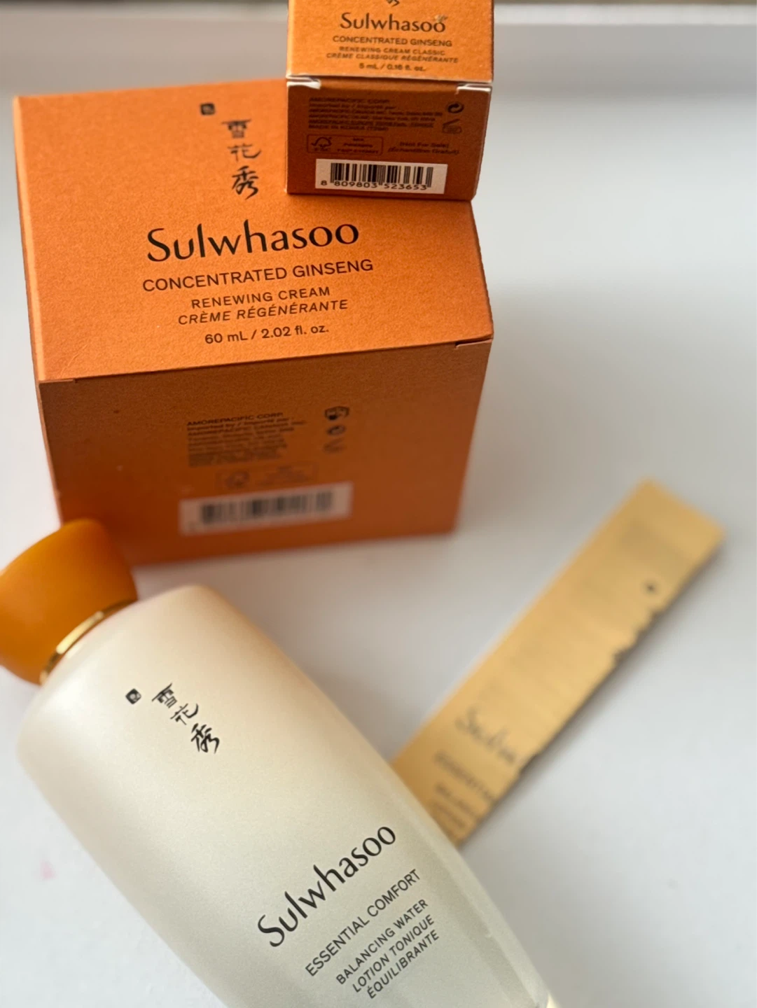 Sulwhasoo Concentrated Ginseng Renewing Cream & Balancing Water