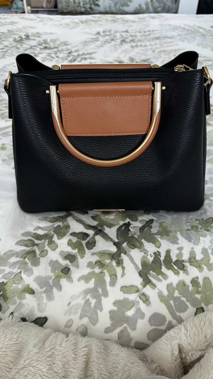ALDO Black Faux Leather Top Handle Bag - photo 2