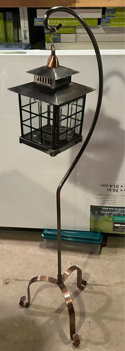 Metal Garden Lantern with Stand - photo 3