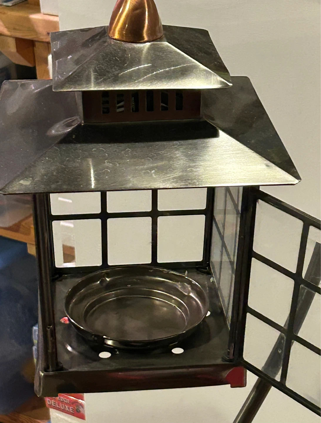 Metal Garden Lantern with Stand - photo 2