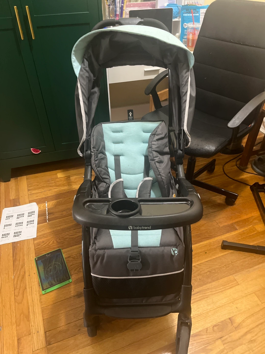 Baby Trend Sit N Stand Stroller - Aqua - photo 2