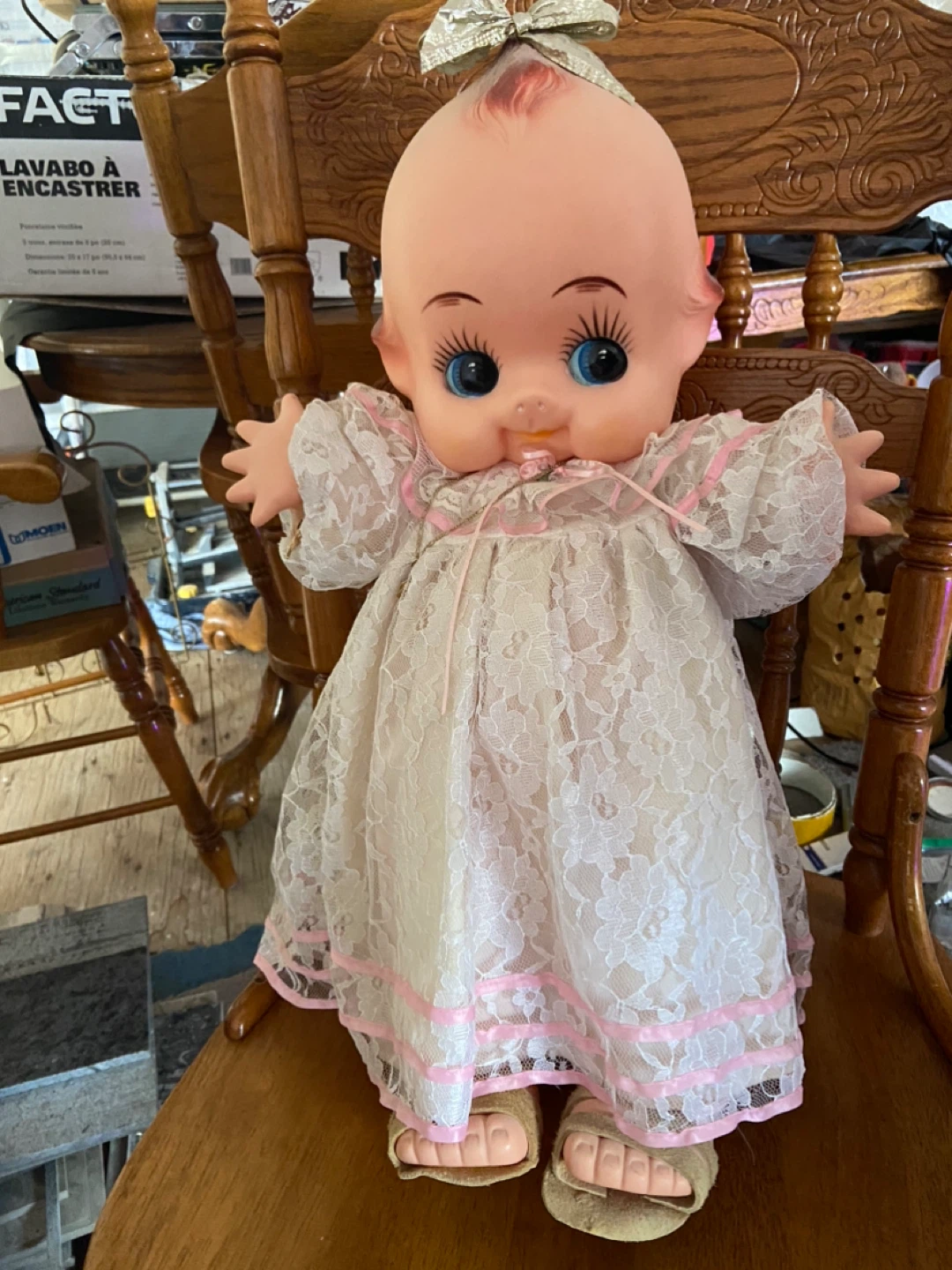 Obitsu Kewpie Extra Large Doll with Clothes Vintage approx 54cm